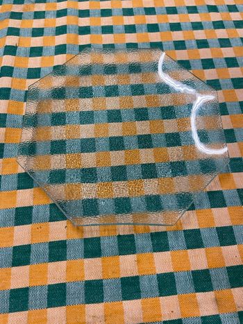 Assiettes à desserts hexagonale