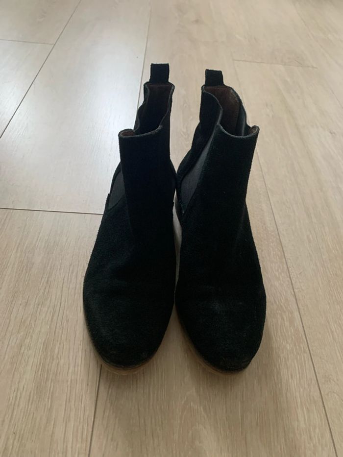 Bottines noires simple T38