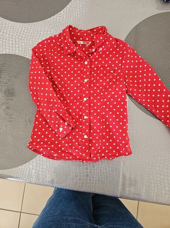 Chemise à pois