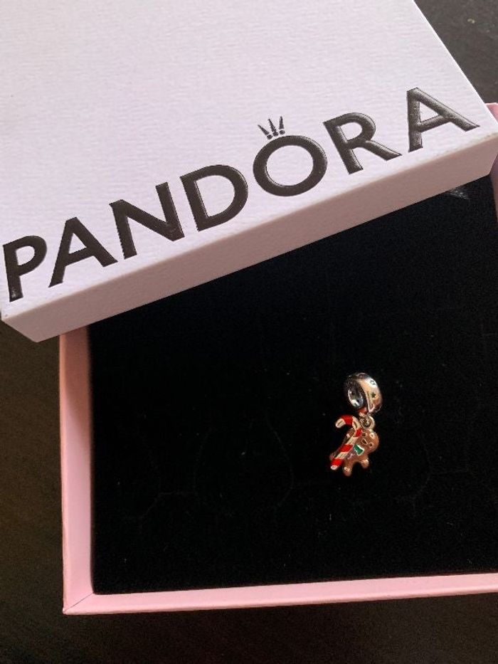 Pendentif Pandora bonhomme pain d’épices neuf