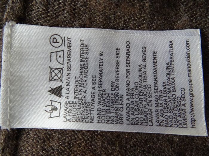 Cardigan Manoukian taille XS avec col en cascade - photo numéro 4