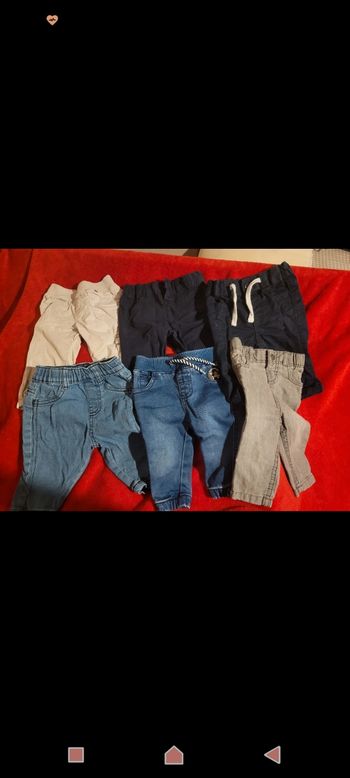 Lot 6 pantalons 3 mois