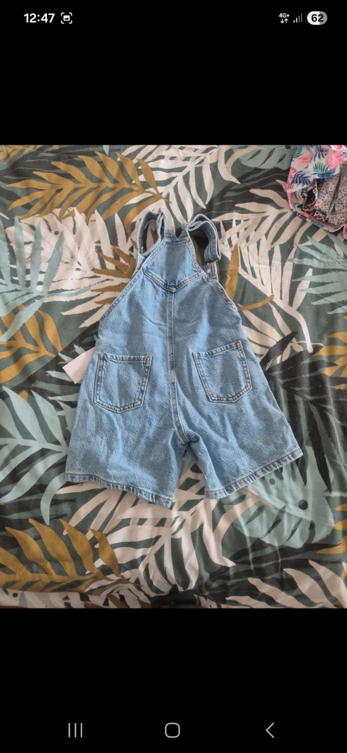 Salopette short 5 ans mixte - photo numéro 4