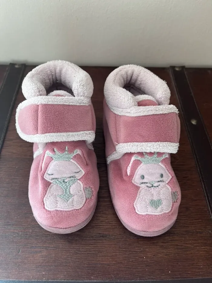 Chaussons rose Isotoner 24
