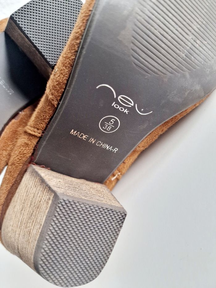New Look - Bottines à talon - Effet suédé - 38 - Neuves ! - photo numéro 7