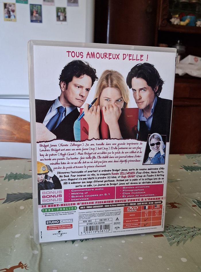 DVD | " Le Journal De Bridget Jones " avec Renée Zellweger 🌸🎄 - photo numéro 2