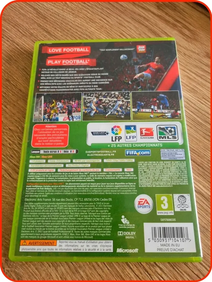Jeu xbox 360 Fifa 12 Pegi 3 - photo numéro 3