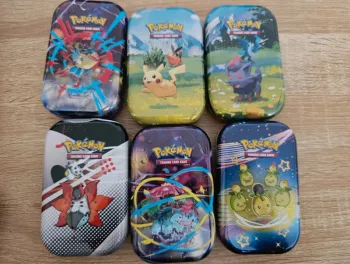 mini tin avec gros lot de cartes et jeton