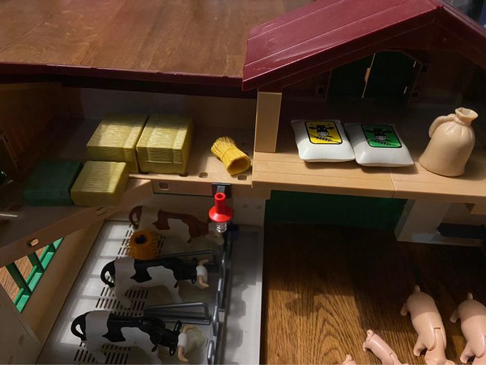 Ferme moderne playmobil avec silo - photo numéro 5
