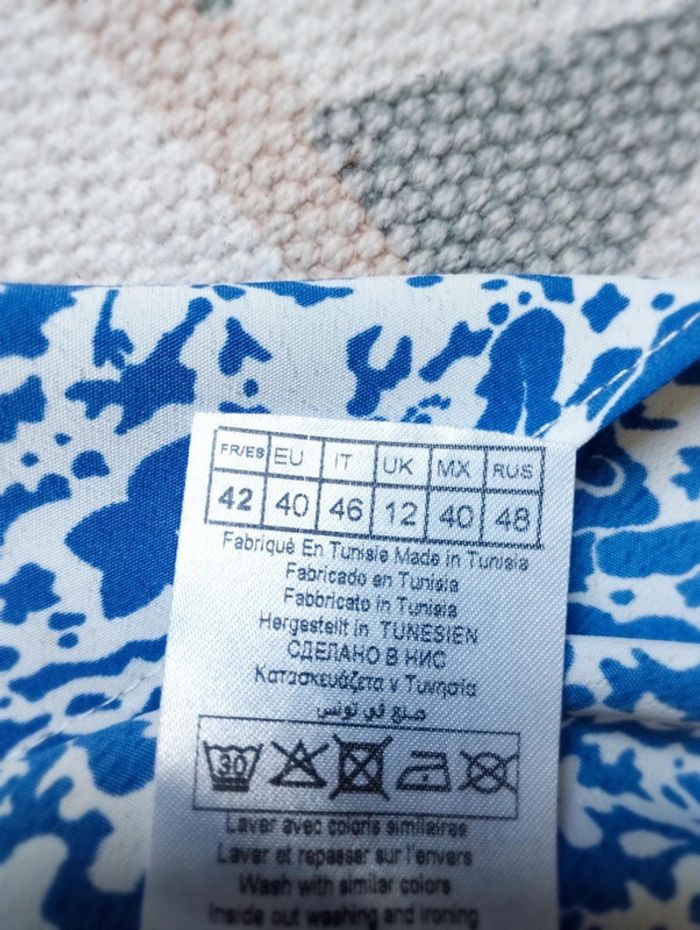 Blouse fleurie - NafNaf - 42 FR = 40 EU - Parfait État - photo numéro 10