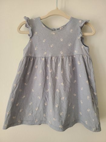 Jolie robe à fleurs H&M bleue