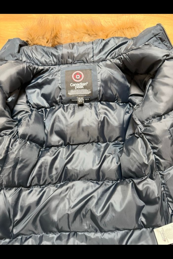 Parka Canadian Peak femme – Taille M/38 – bleu marine – Neuf avec étiquette - photo numéro 6