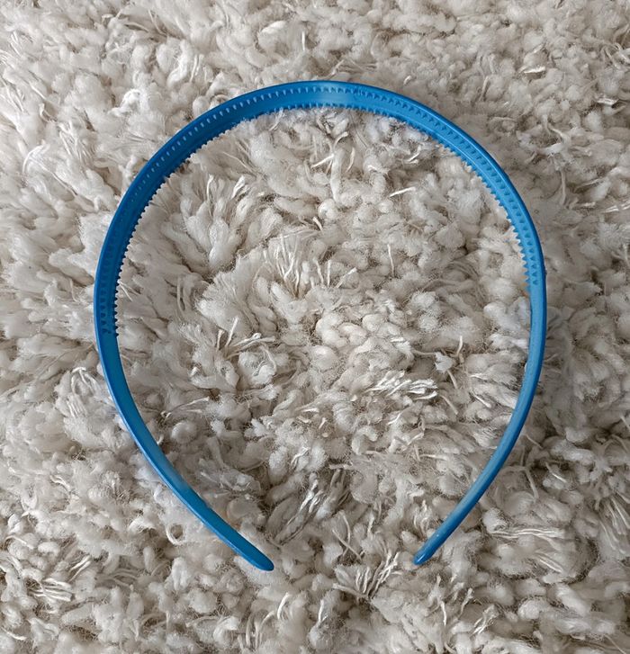 Serre-tête bleu - photo numéro 2