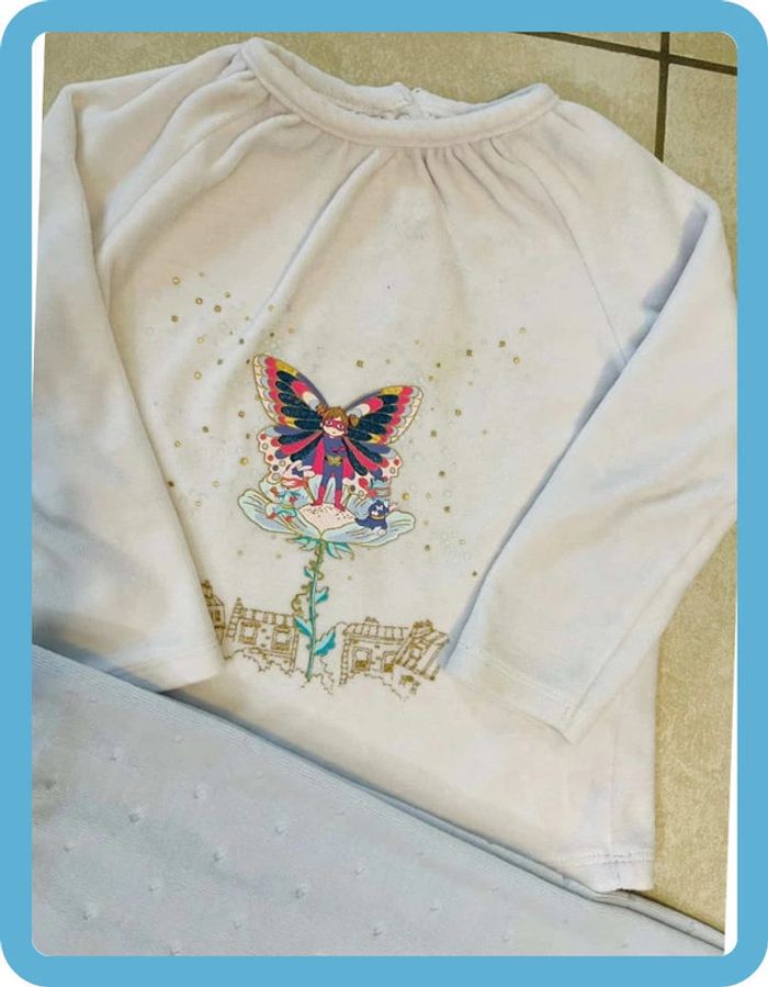 Beau pyjama velours 3 ans sergent major - photo numéro 2