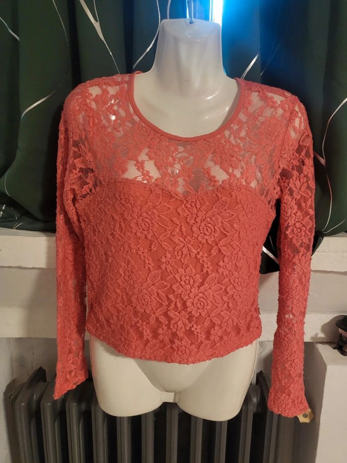 Haut femme à dentelle hollister femme taille l