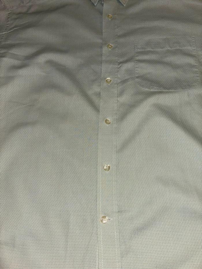 Chemise verte manches courtes à motif - photo numéro 6