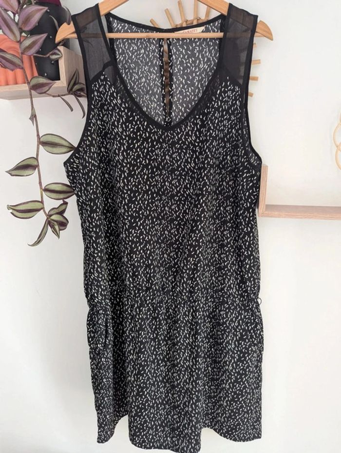 Robe femme noire et blanche taille 42 Camaïeu