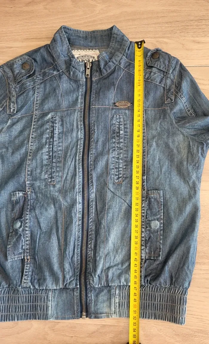 Veste en jean bleue Kaporal Taille XS - photo numéro 14