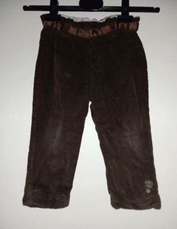 Pantalon sergent major
Fille marron
Taille 18 mois