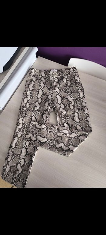 Pantalon effet peau de serpent h&M taille 40
