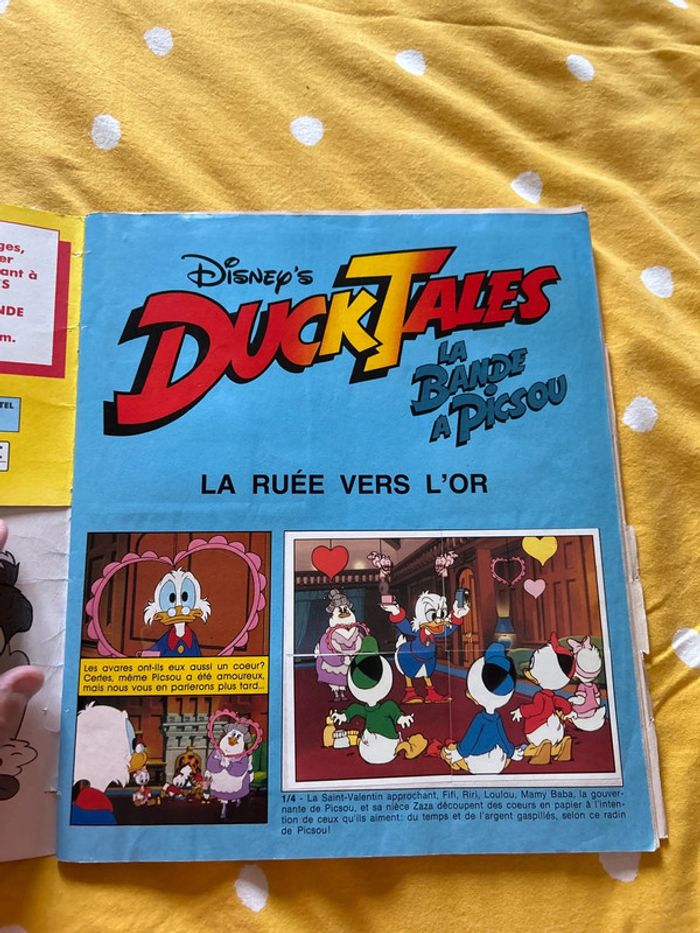Livre à vignette panini - complet à 95 % 1987 Disney ducktales - la bande à picsou - photo numéro 3