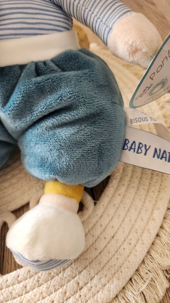 Doudou bébé Ours Baby Nat Neuf - photo numéro 7