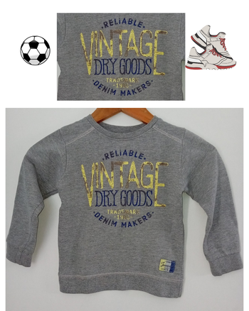 Sweat d'hiver Même pas peur 5 ans garçon