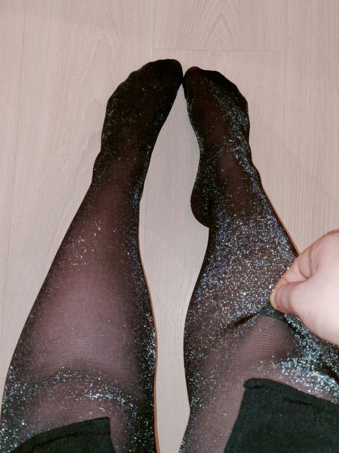 Collant pailleté transparent - photo numéro 2