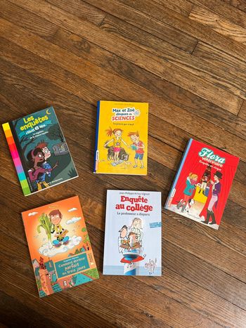 Lot livres 8-10 ans  Enquête, sciences, vétérinaire ect
