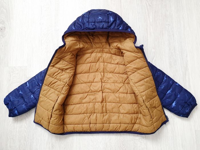 Doudoune légère réversible bleu/camel - Okaïdi - photo numéro 2