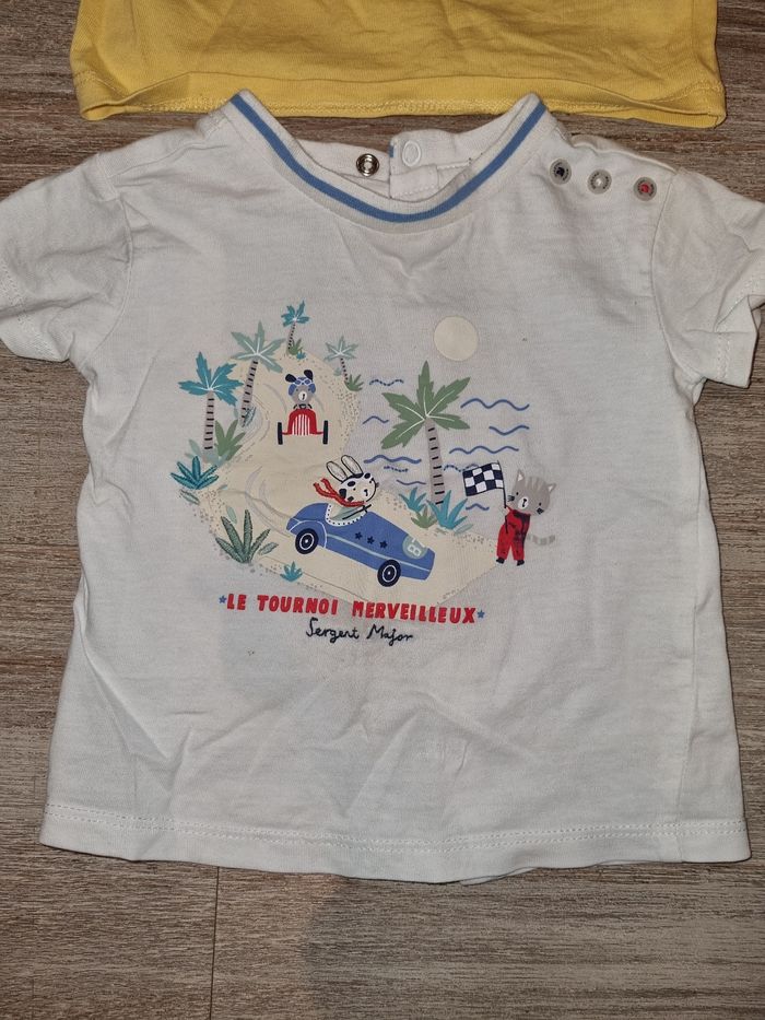 Lots t-shirts chemise 6mois - photo numéro 2