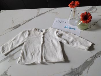 Gilet blanc in extenso 12 mois