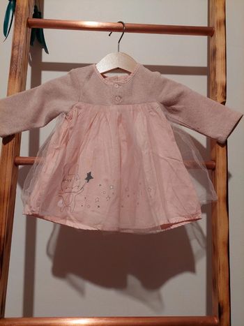 Robe fille. Vert baudet