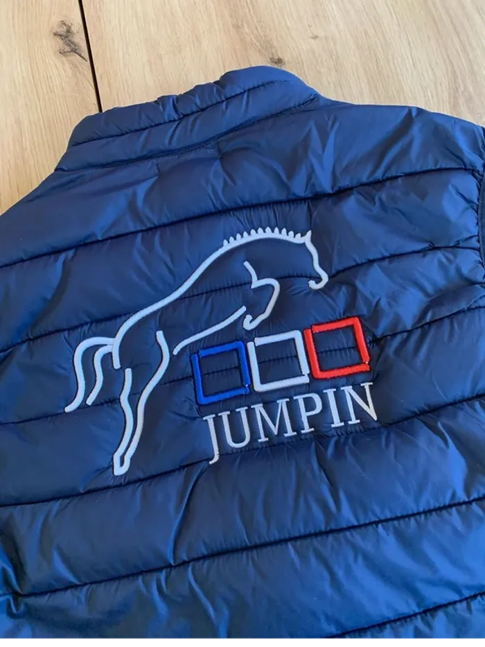 Veste sans Manche Jumping – Très Bon État – France – Logo Brodé - photo numéro 3
