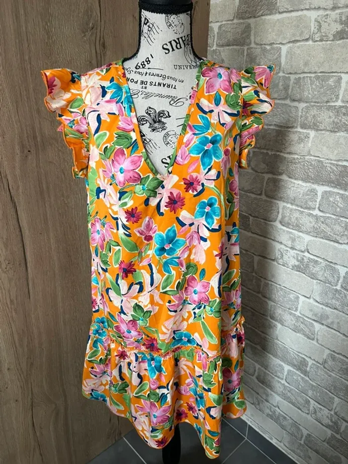 Robe bohème estivale taille L