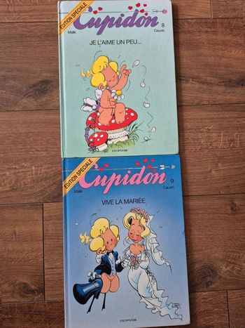 Lot de 2 bandes dessinées  Cupidon