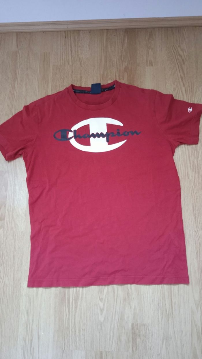 Tee-shirt Champion rouge homme en S