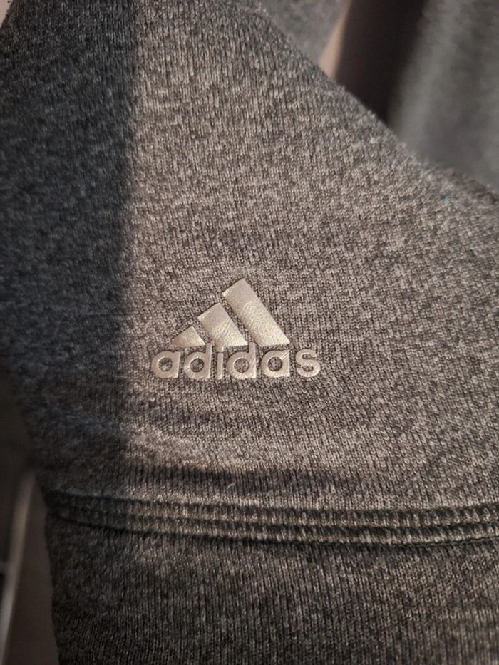 Sweat à capuche adidas vintage noir - taille M - photo numéro 7