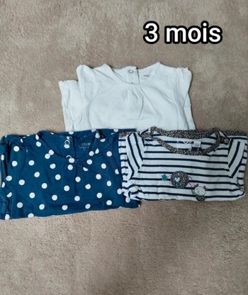 Lot t-shirt manches longues 