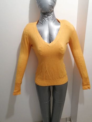Pull col V appel's (jaune), M / 38 / 10