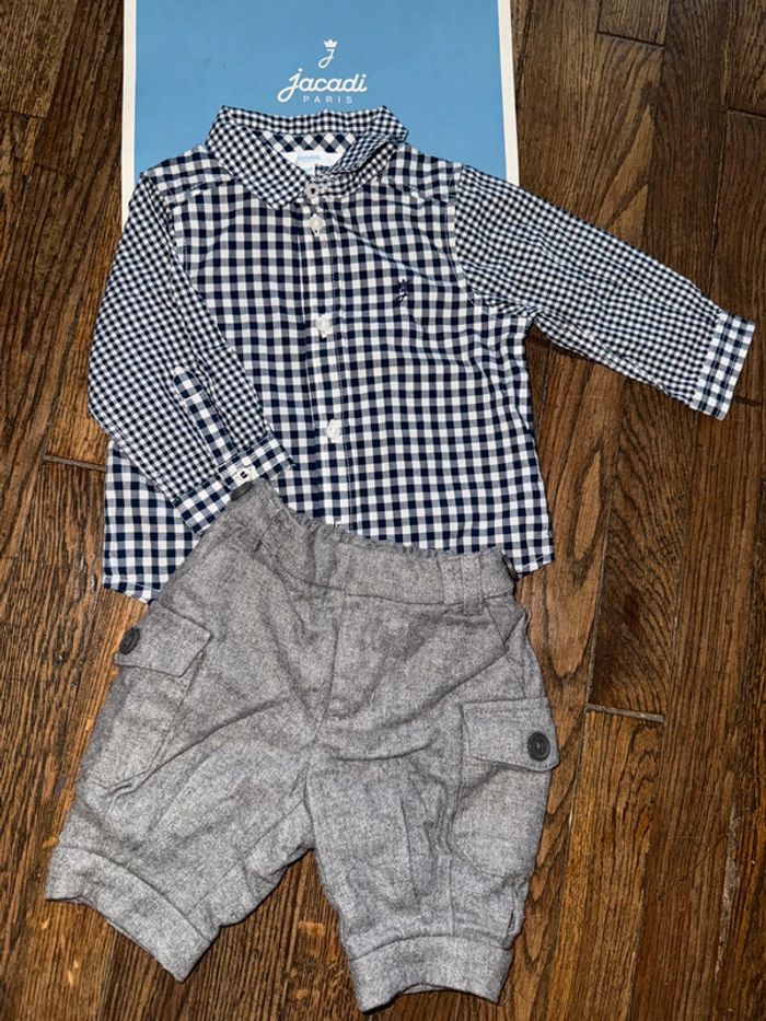 Chemise et bas Jacadi 6 mois