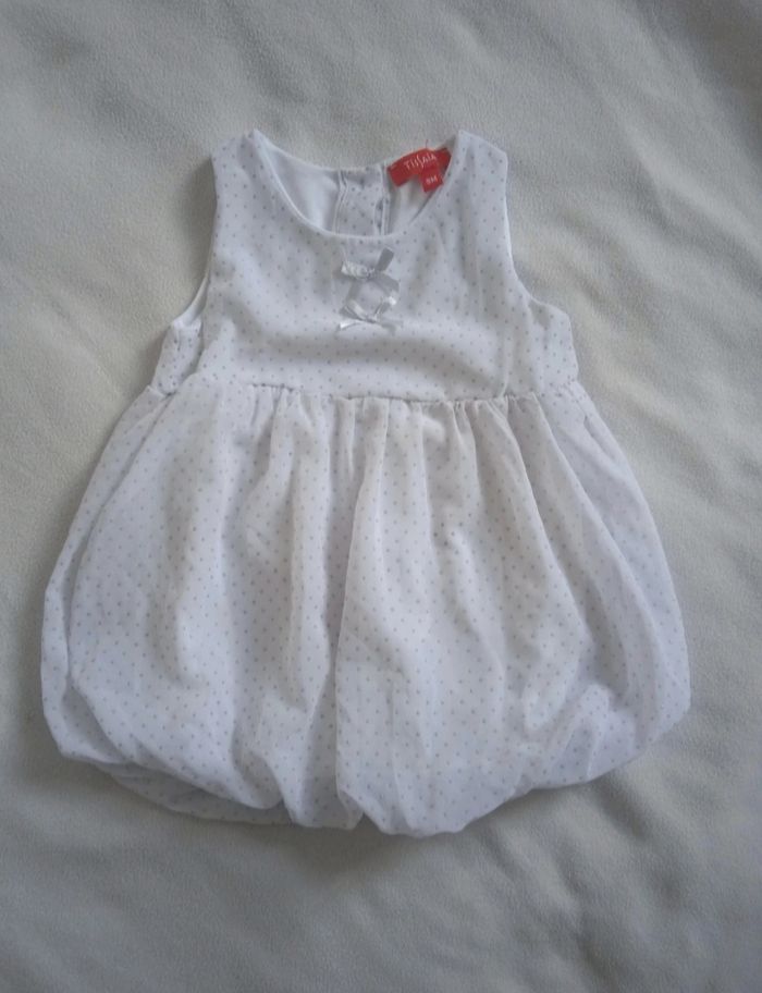 Robe blanche a strass