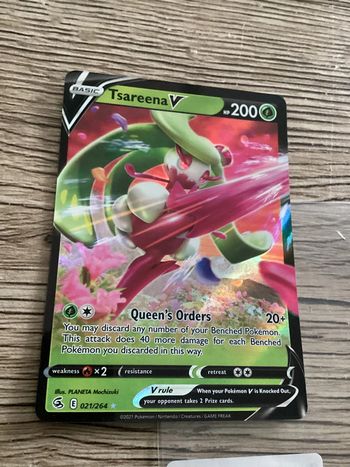 carte Pokémon 021/264 tsareena V anglais ANG année 2021