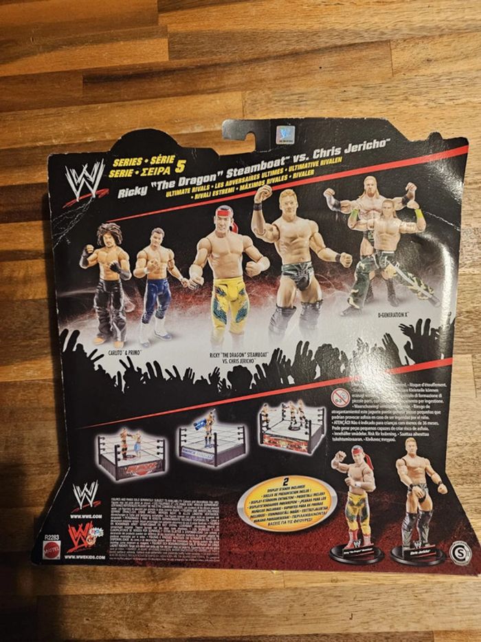 WWE pack 2 figurines Ricky Steamboat VS Chris Jericho scellé - photo numéro 2
