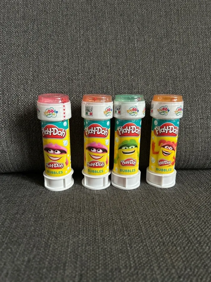 Lot de 4 jouets à bulles
