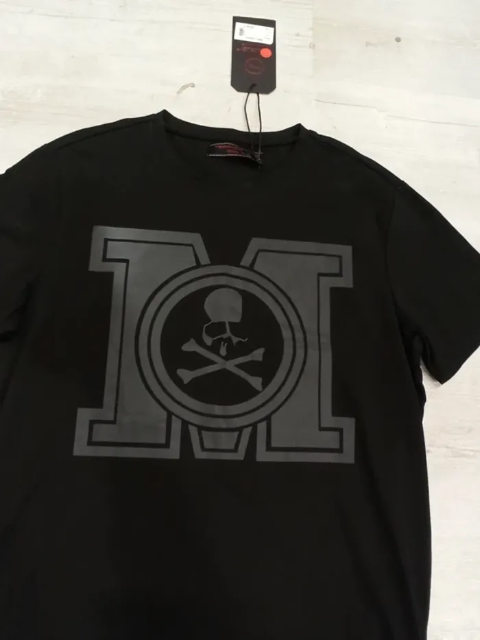 Tee shirt noir tête de mort homme xl - photo numéro 2