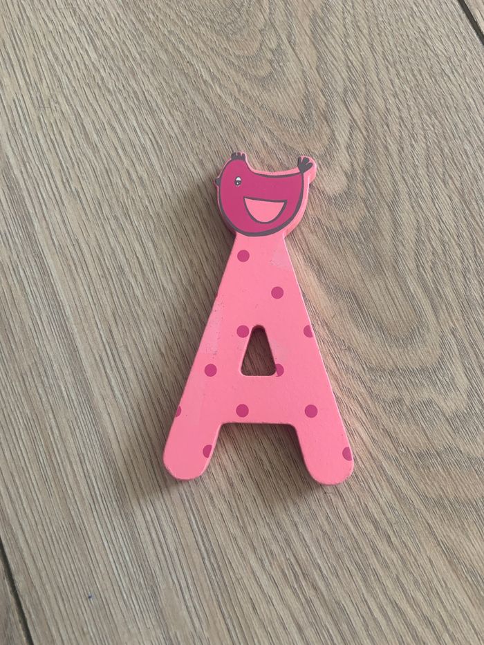 Lettre A en bois