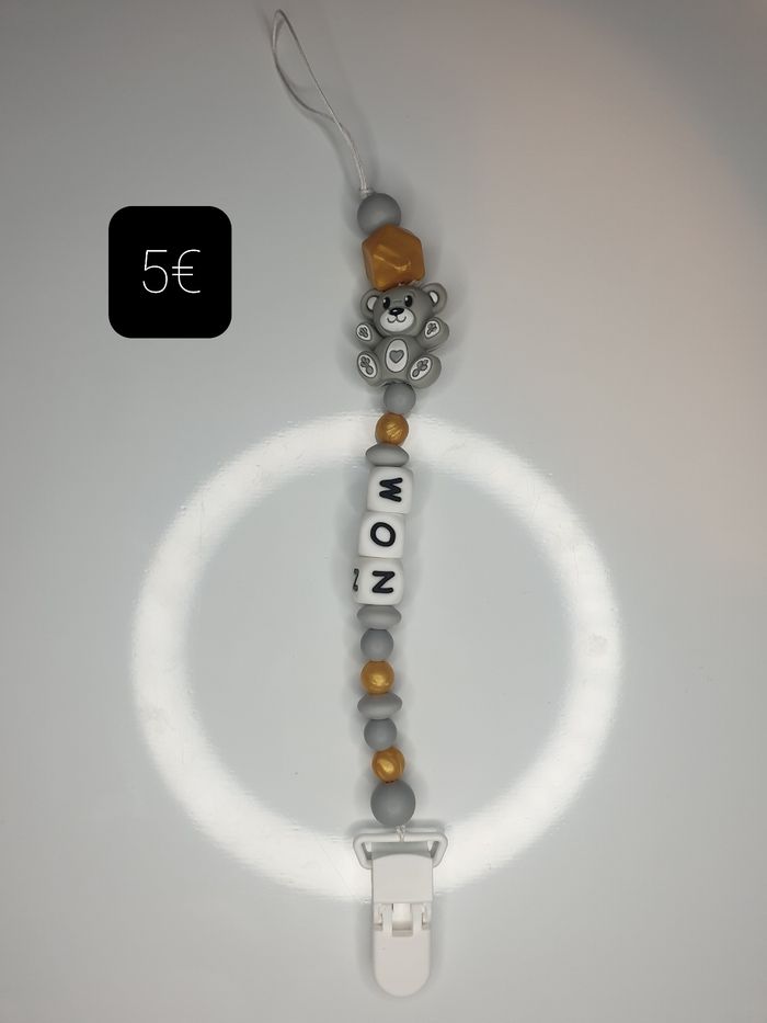 Attache tetine ourson - photo numéro 2