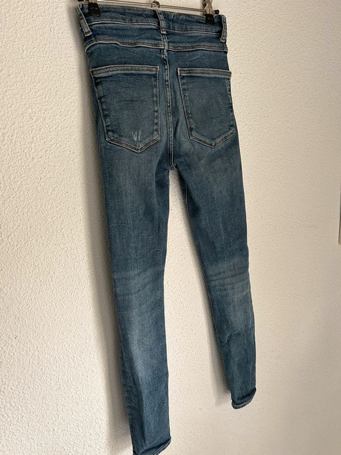 505 - jeans Zara bleu taille haute - photo numéro 13