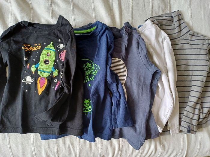 Lot 5 tshirts hiver 3ans